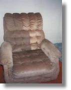 chair half cleaned