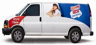 our carpet cleaning and upholstery cleaning van